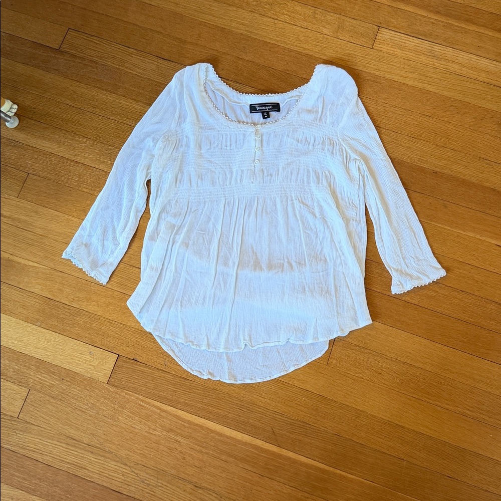 Younique white Lace Blouse